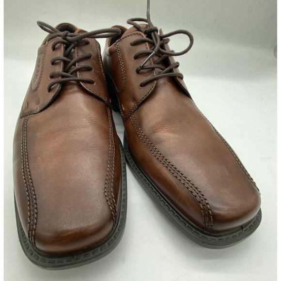 Ecco Other - ECCO Mens Brown Leather Helsinki Dress Shoes Size 44 US 10-10.